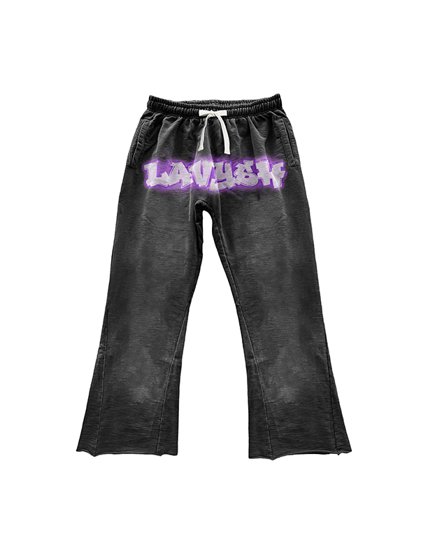 Lavysh Graffiti Flare Sweats