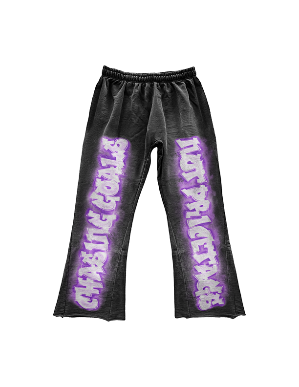 Lavysh Graffiti Flare Sweats