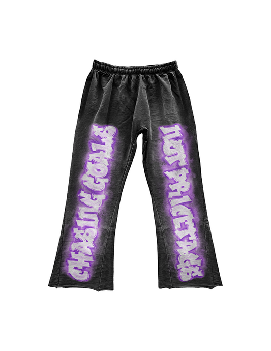 Lavysh Graffiti Flare Sweats